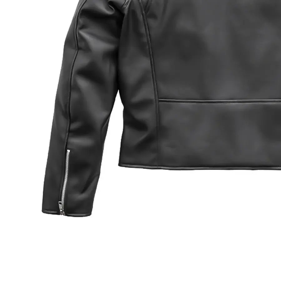 [ROMANTIC CROWN]★VEGAN LEATHER SINGLE RIDER JACKET VEGAN LEATHER SINGLE RIDER JACKET_BLACK | ROMANTIC CROWN