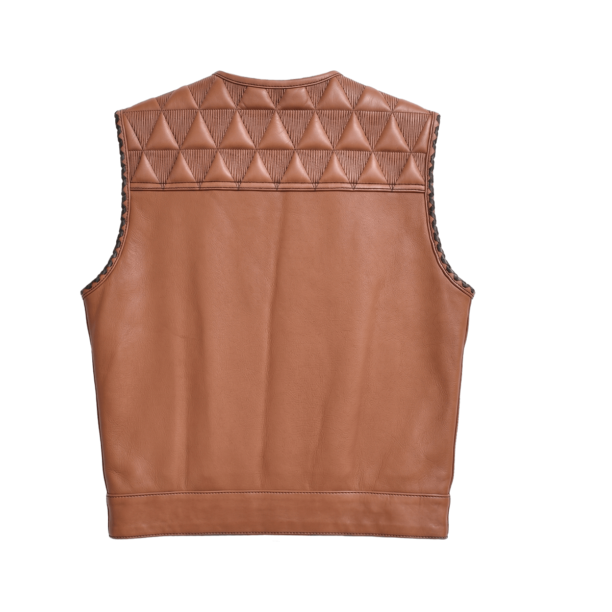 Rustler - Men’s Club-style Motorcycle Leather Vest