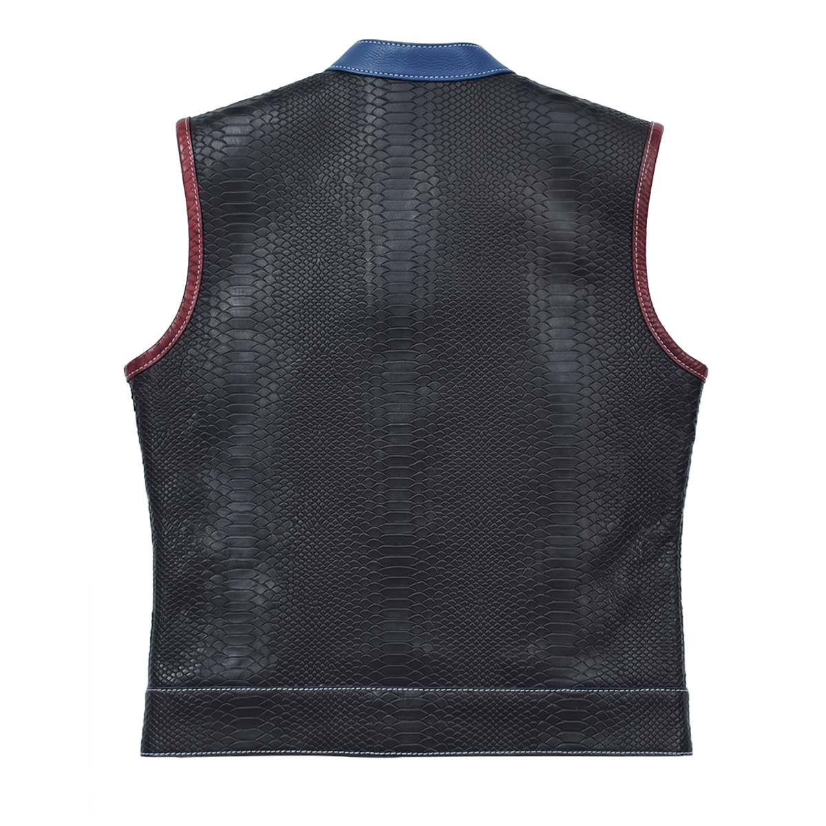 Rustline - Black Dragon Women’s Leather Motorcycle Vest Women's Leather Vest Vests