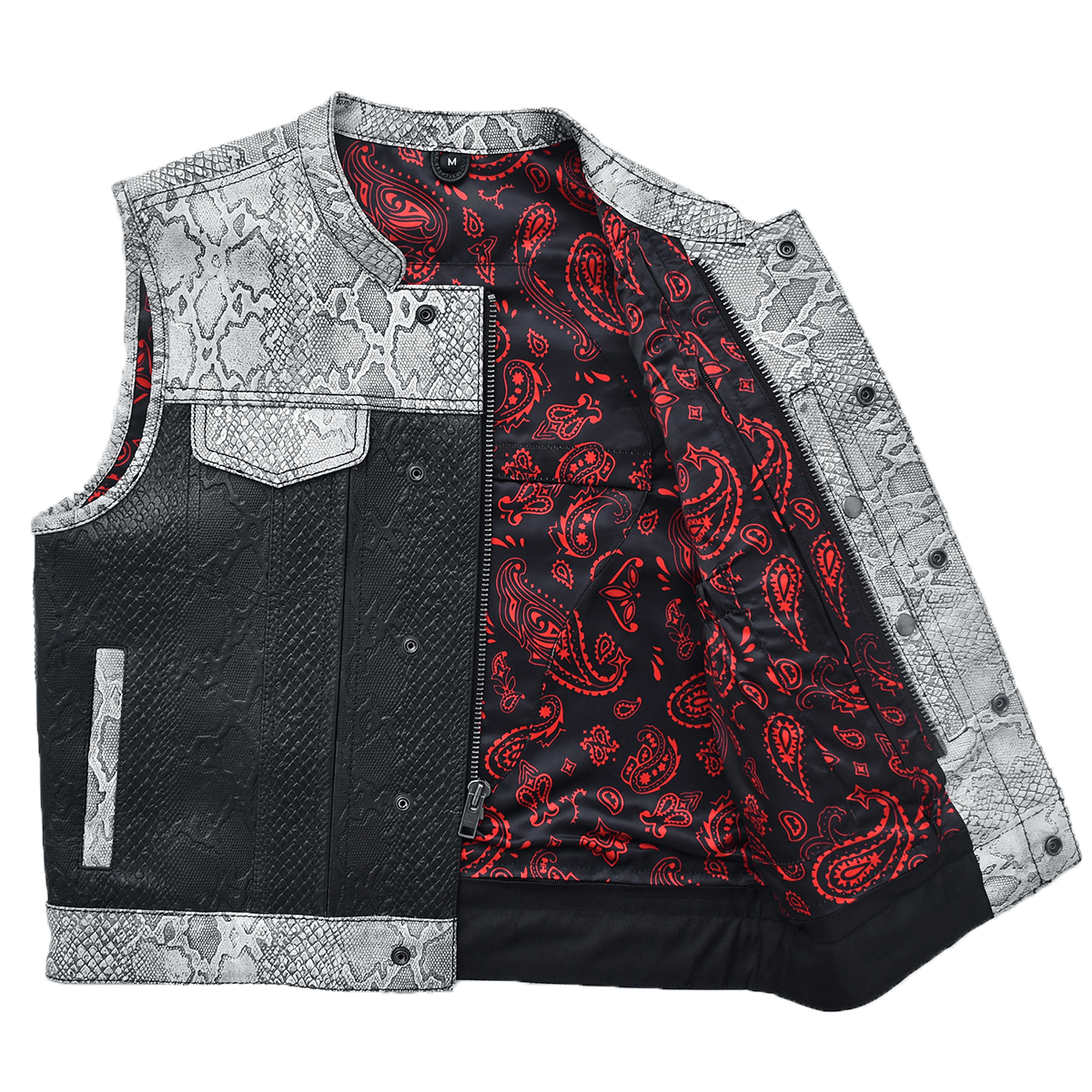 Marshal - Men's Club Style Leather Motorcycle Vest