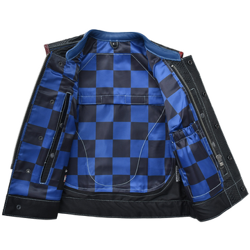 Rustline - Black Dragon Women's Leather Motorcycle Vest