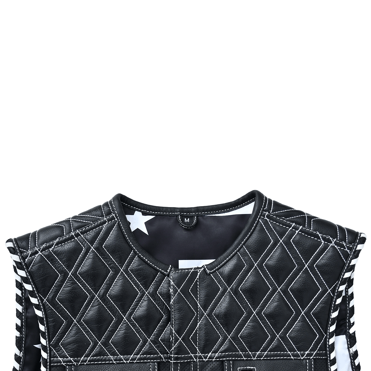 Darkhorse - Men's Perforated Motorcycle Leather Vest