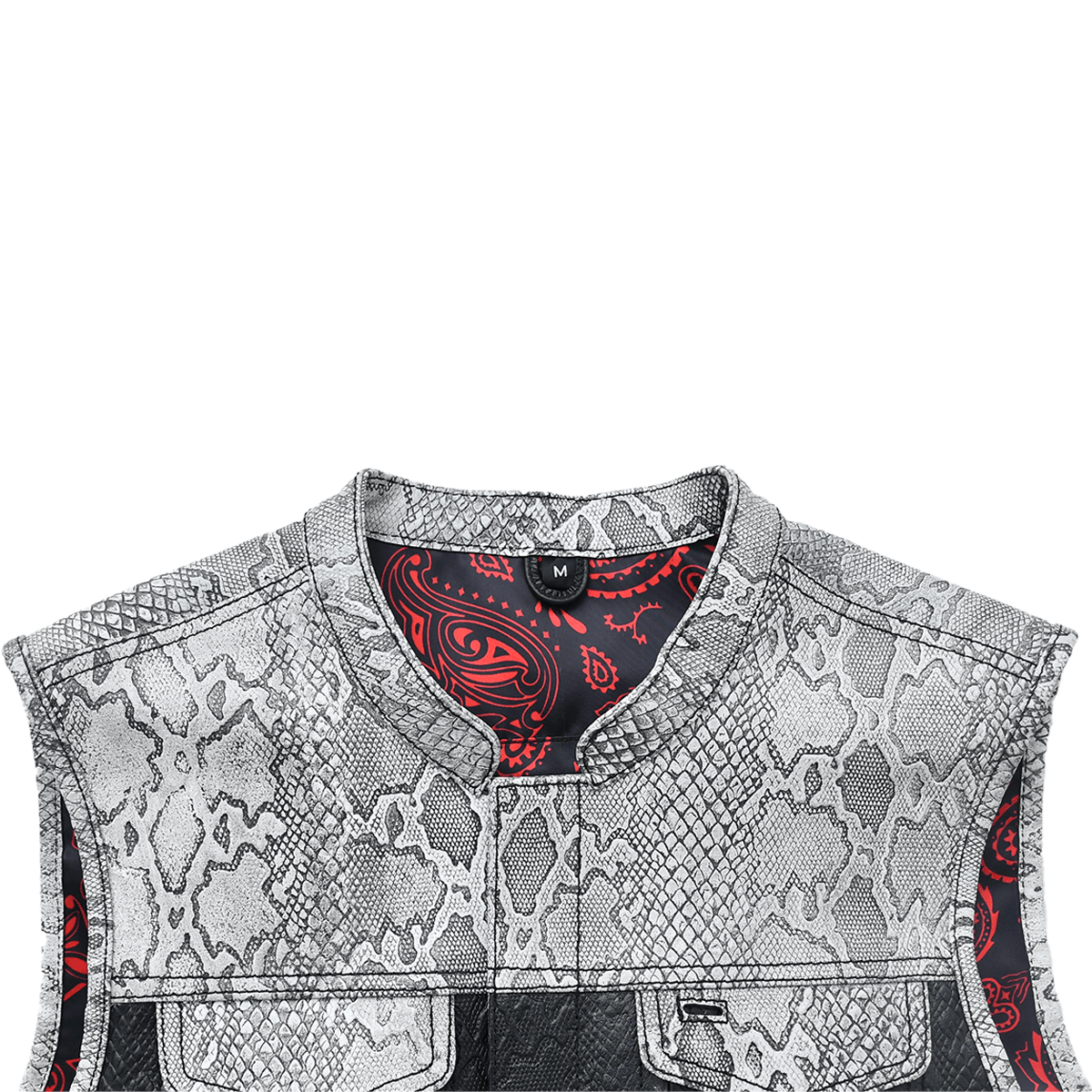 Marshal - Men's Club Style Leather Motorcycle Vest