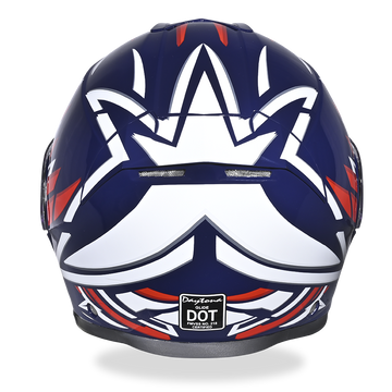 Daytona Glide Modular Motorcycle Helmet - DOT Approved, Bluetooth Ready,  Dual Visor, Men/Women/Youth - W/ Liberty