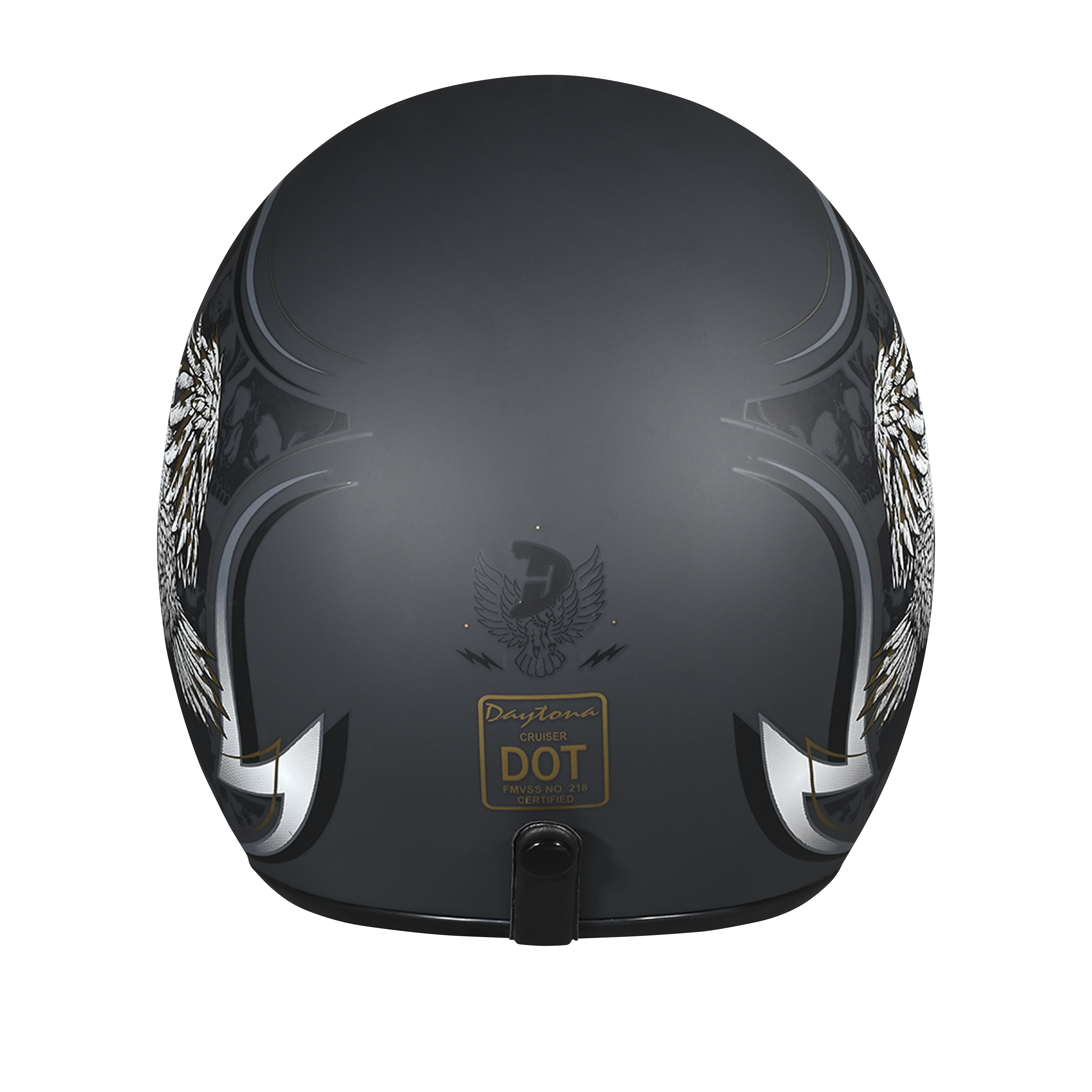 DOT Approved Daytona Cruiser Open Face Motorcycle Helmet - Men, Women & Youth - With Visor & Graphics - W/ Wild Soul CRUISER - GRAPHICS Daytona Helmets