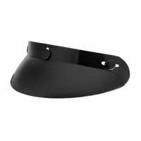 Bubble Visor- Gloss Black BUBBLE VISOR Daytona Helmets