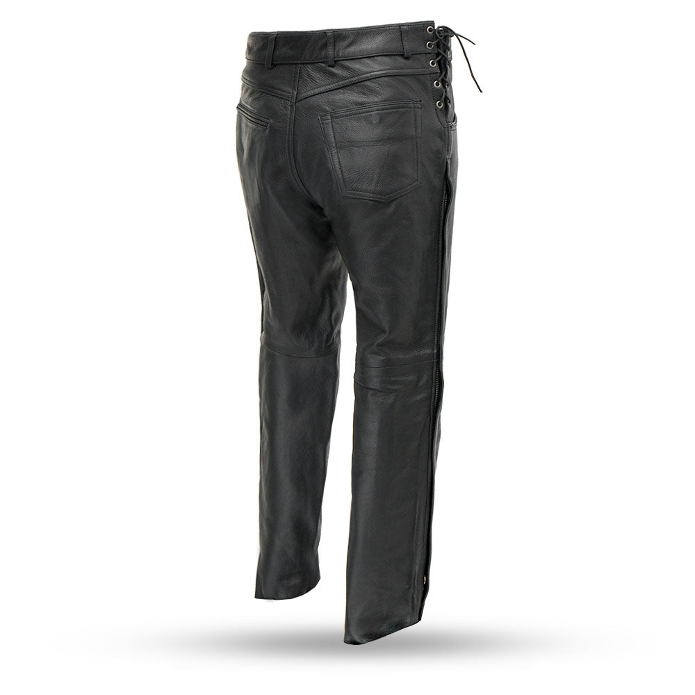 Joss, men's faux leather trousers - Patrice Catanzaro Official Website