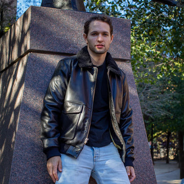 Baron - Men's Fashion Leather Jacket - First MFG Co