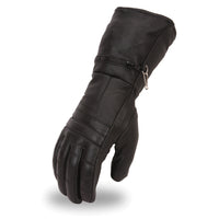 Black Rock Men's Leather Gauntlet Gloves Men's Gauntlet First Manufacturing Company XS  