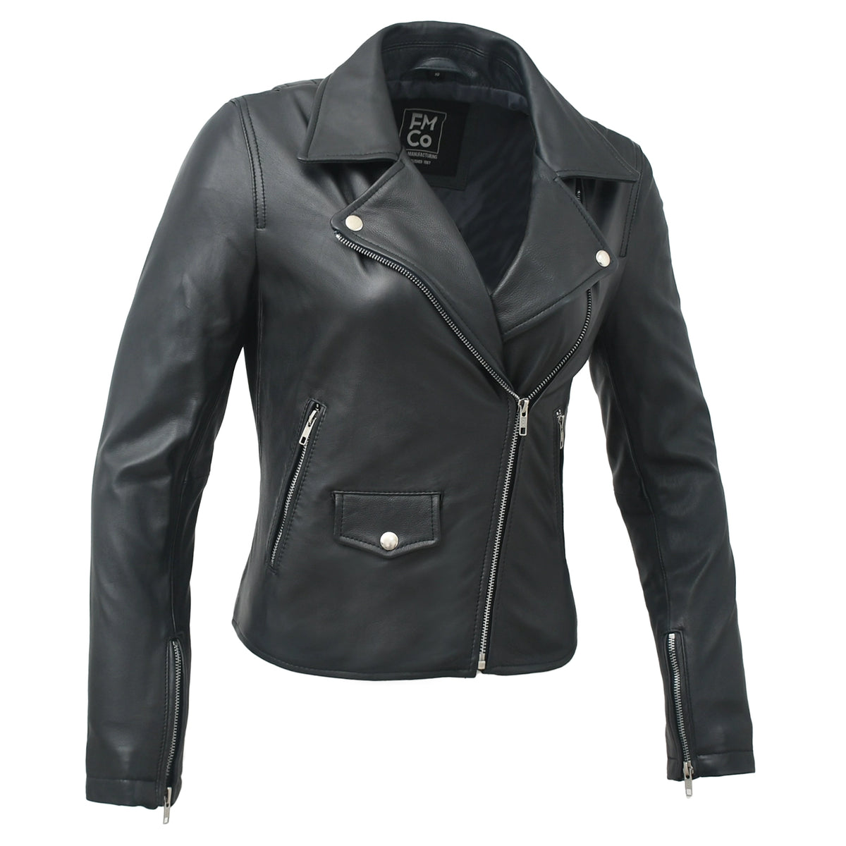 Lennox Moto Style Leather Jacket