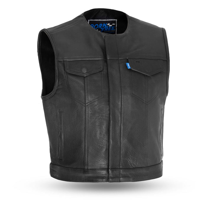 Born Free Lowside Vest Men's Leather Vest First Manufacturing Company S  