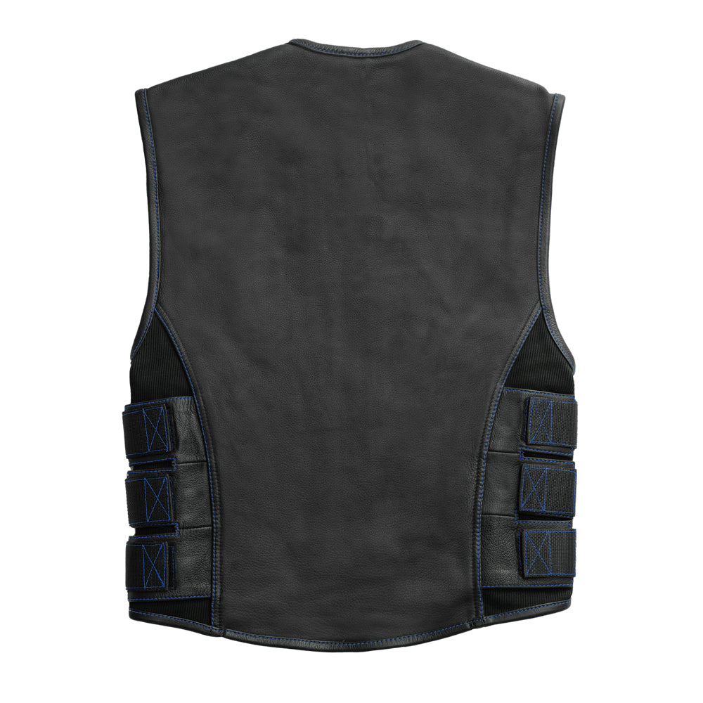 Boulevard - Men's Swat Leather Vest - Limited Edition Factory Customs First Manufacturing Company   