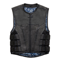 Boulevard - Men's Swat Leather Vest - Limited Edition Factory Customs First Manufacturing Company S  