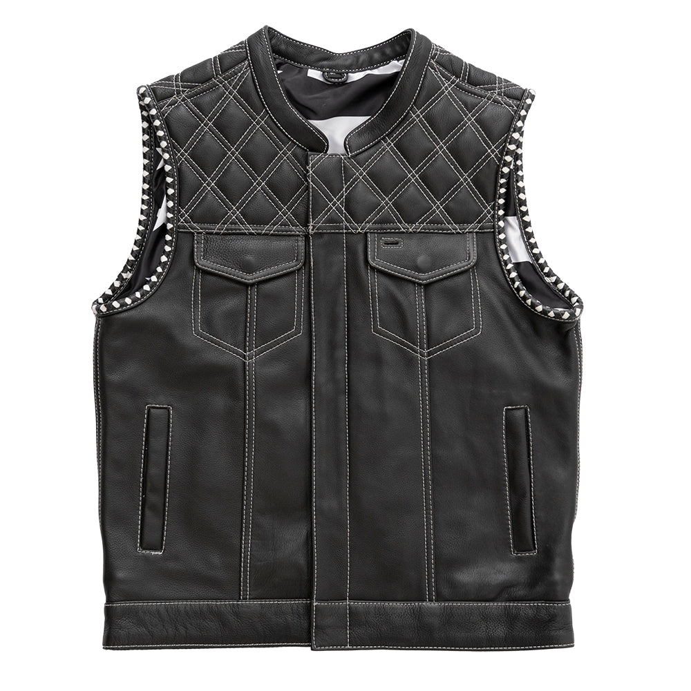 Burton - Men's Club Style Leather Vest (Limited Edition) – First  Manufacturing Company