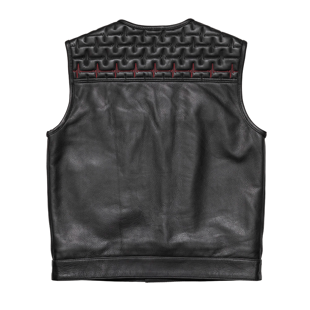 EKG Men's Leather Motorcycle Vest (Limited Edition) – First ...