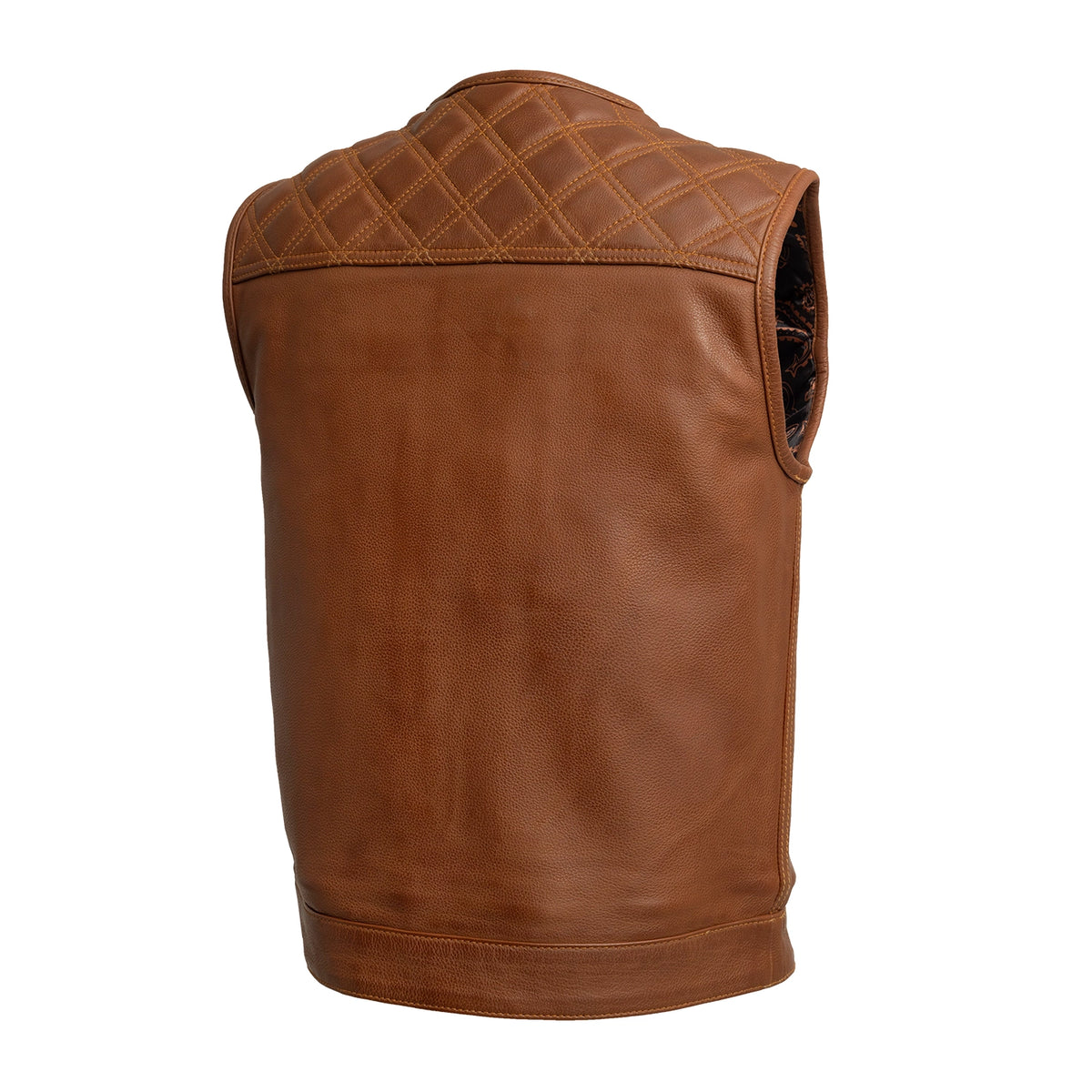 Dust Devil Men's Motorcycle Leather Vest (limited edition)  First Manufacturing Company   