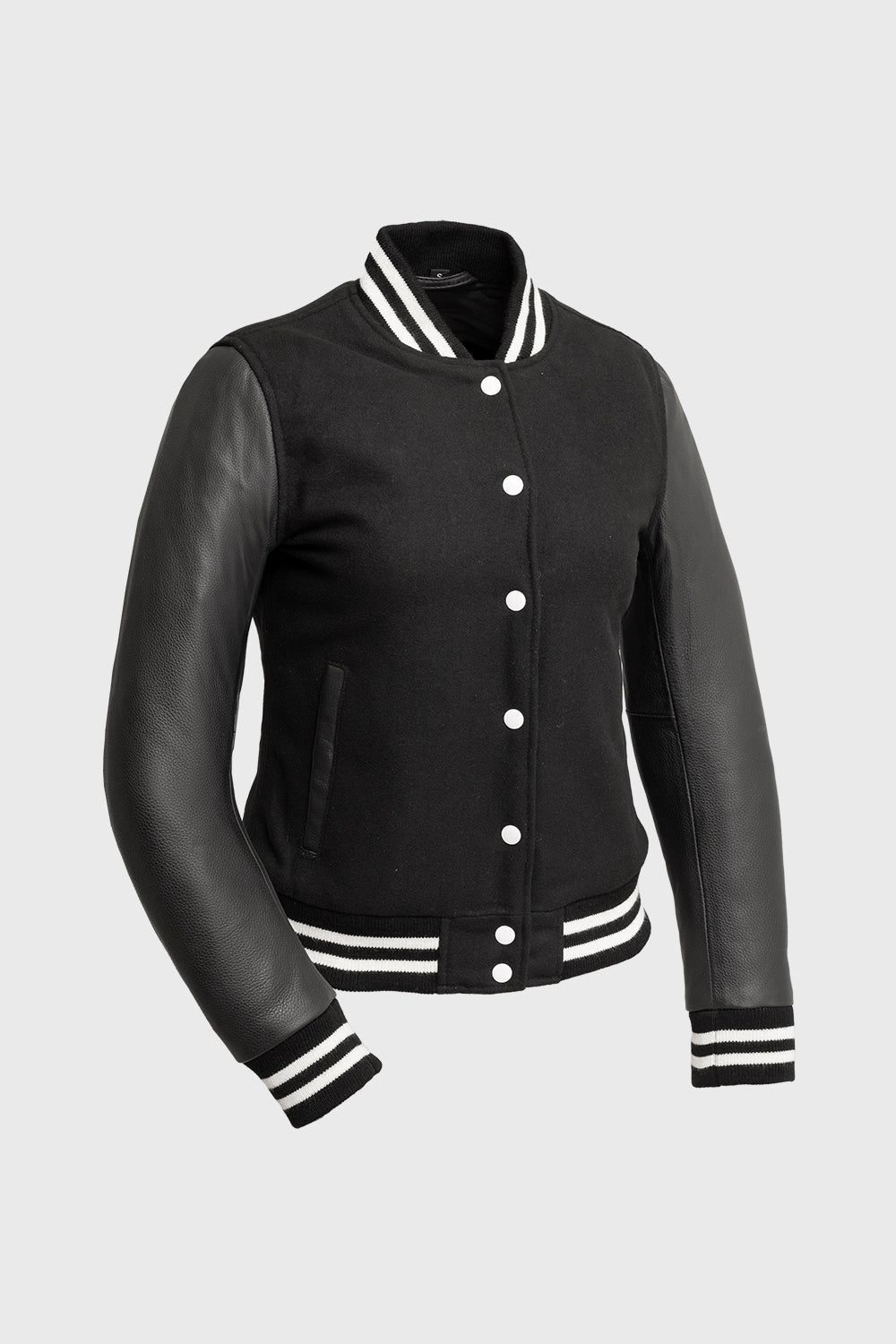 Sarah - Women's Varsity Jacket  FMCo Black XS 