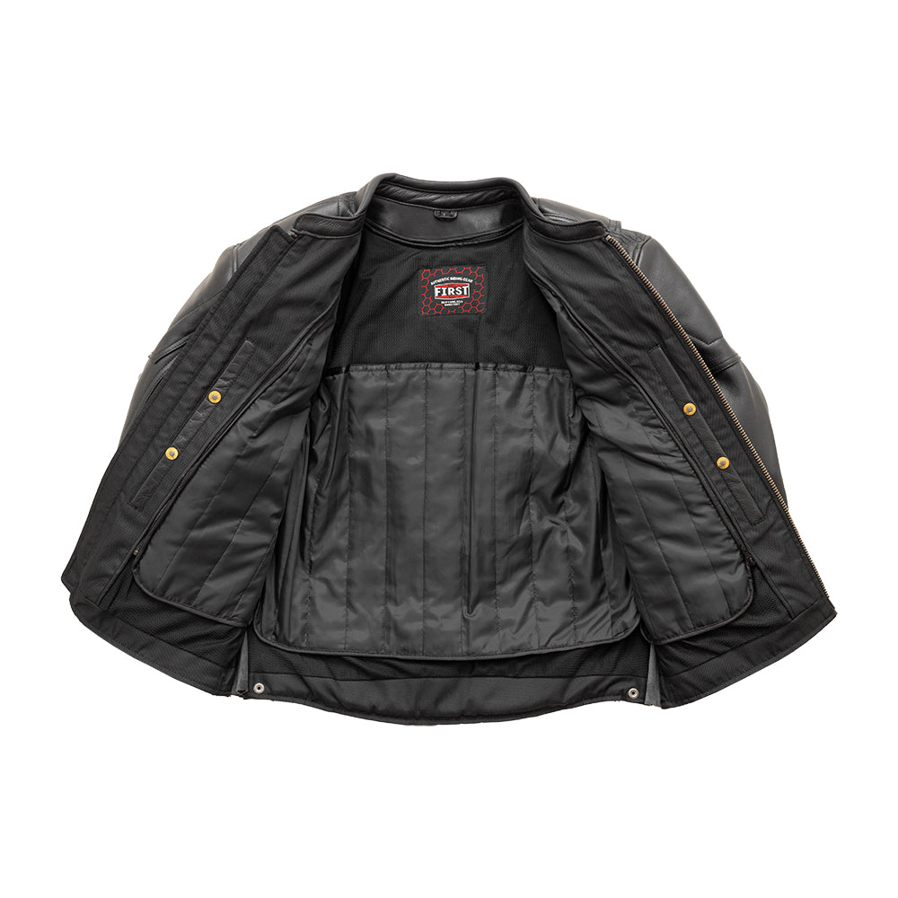 Mens Enforcer Leather Jacket Distressed – Kustom Creations Cycle Shop