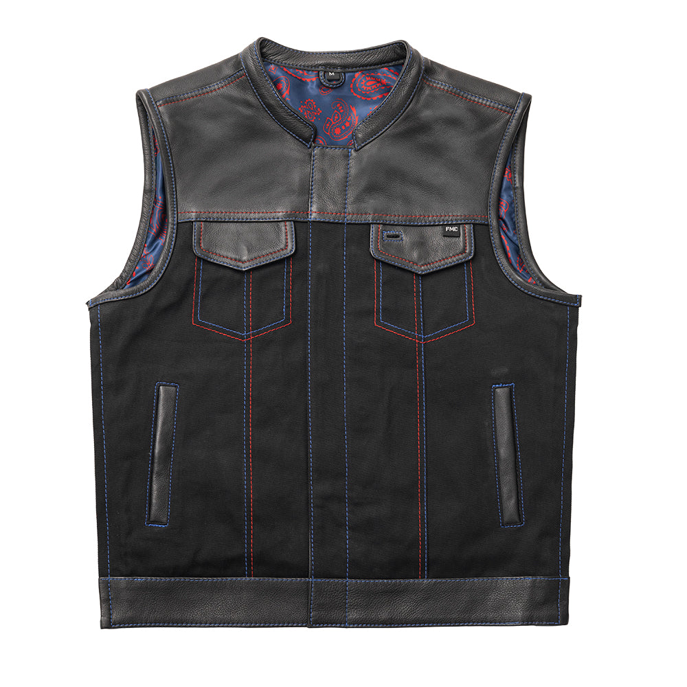 Colossus - Men's Club Leather/Twill Vest (Limited Edition) – First ...