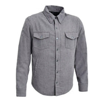 The Moto Shirt - Recycled Canvas Men's Shirt First Manufacturing Company Gray S