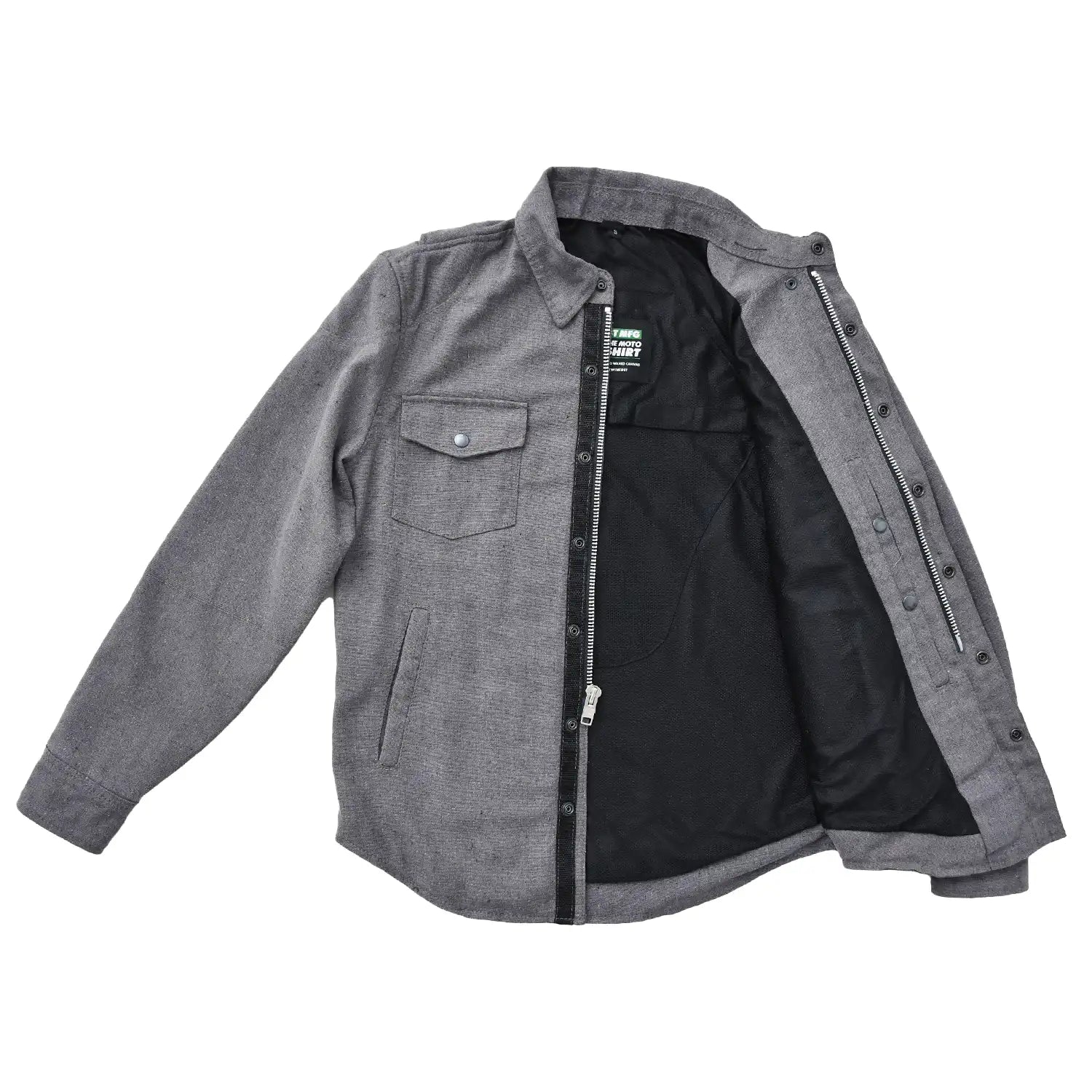 The Moto Shirt - Recycled Canvas Men's Shirt First Manufacturing Company