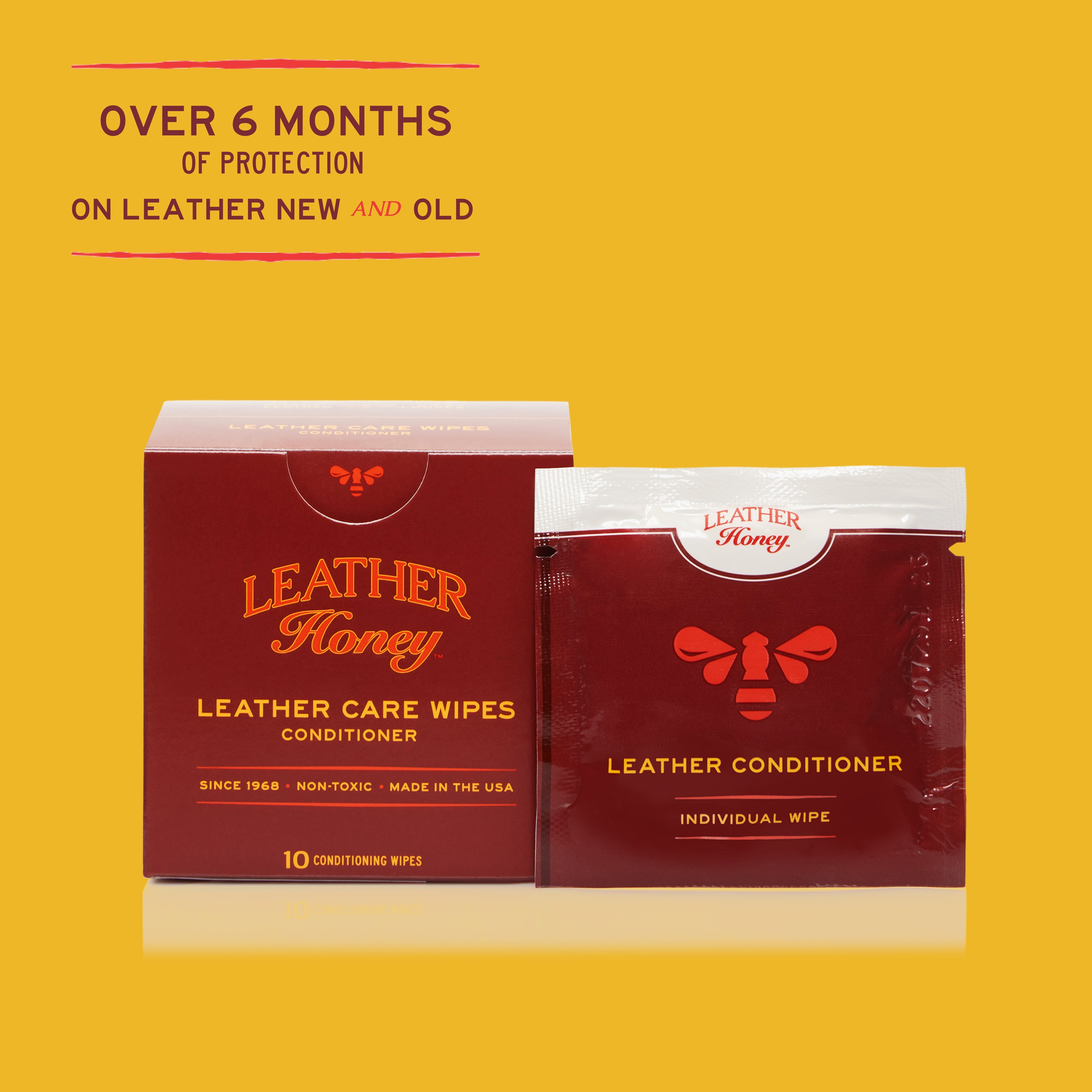 Leather Care Wipes (10 Pack) Leather Care Leather Honey