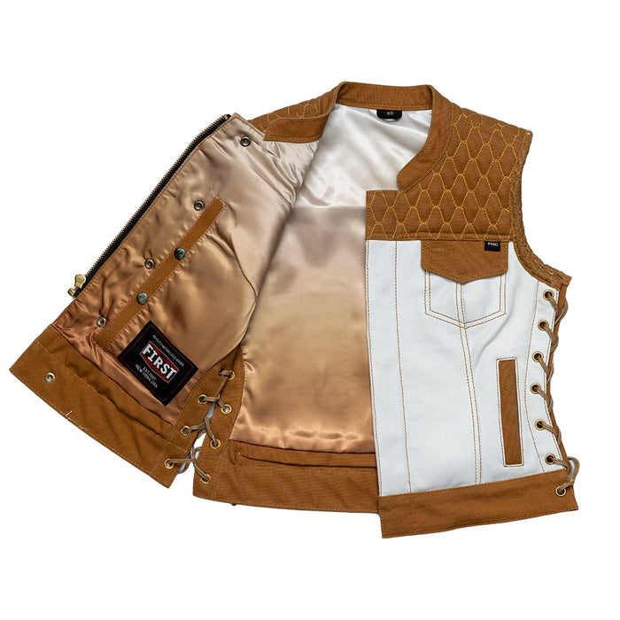 Women's Customs 1 of 1 limited edition Size XS Men's Leather Vest GARAGE SALE   