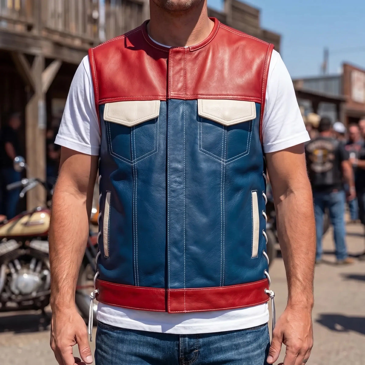 Independence Day Men's Club Style Vest First Manufacturing Company