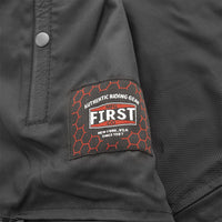 Downside Men's Motorcycle Leather Vest - Black Men's Leather Vest First Manufacturing Company   