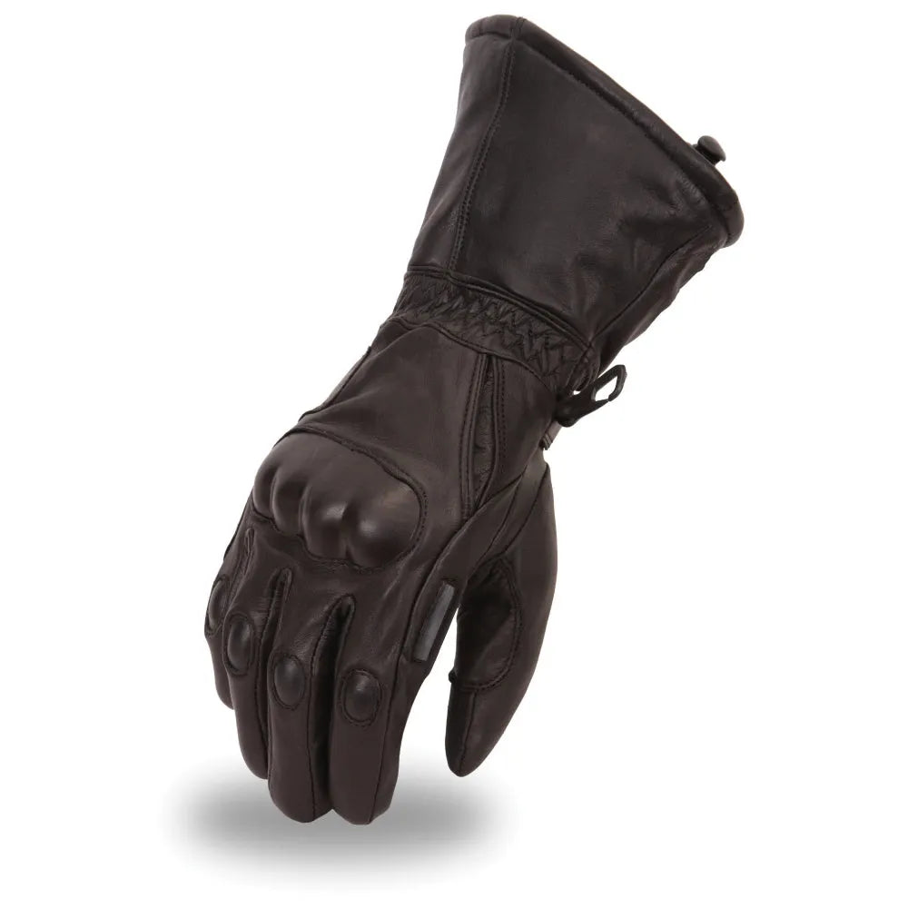 ﻿Enduro Men's Motorcycle Leather Gauntlet Men's Gauntlet First Manufacturing Company XS  