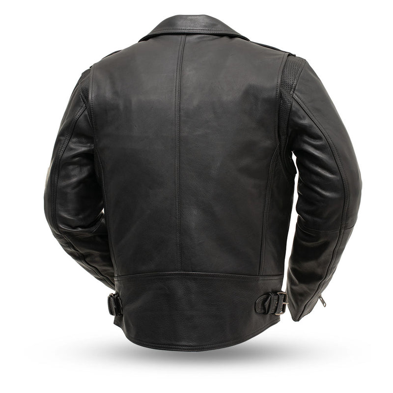 Enforcer Men's Motorcycle Leather Jacket Men's Leather Jacket First Manufacturing Company   
