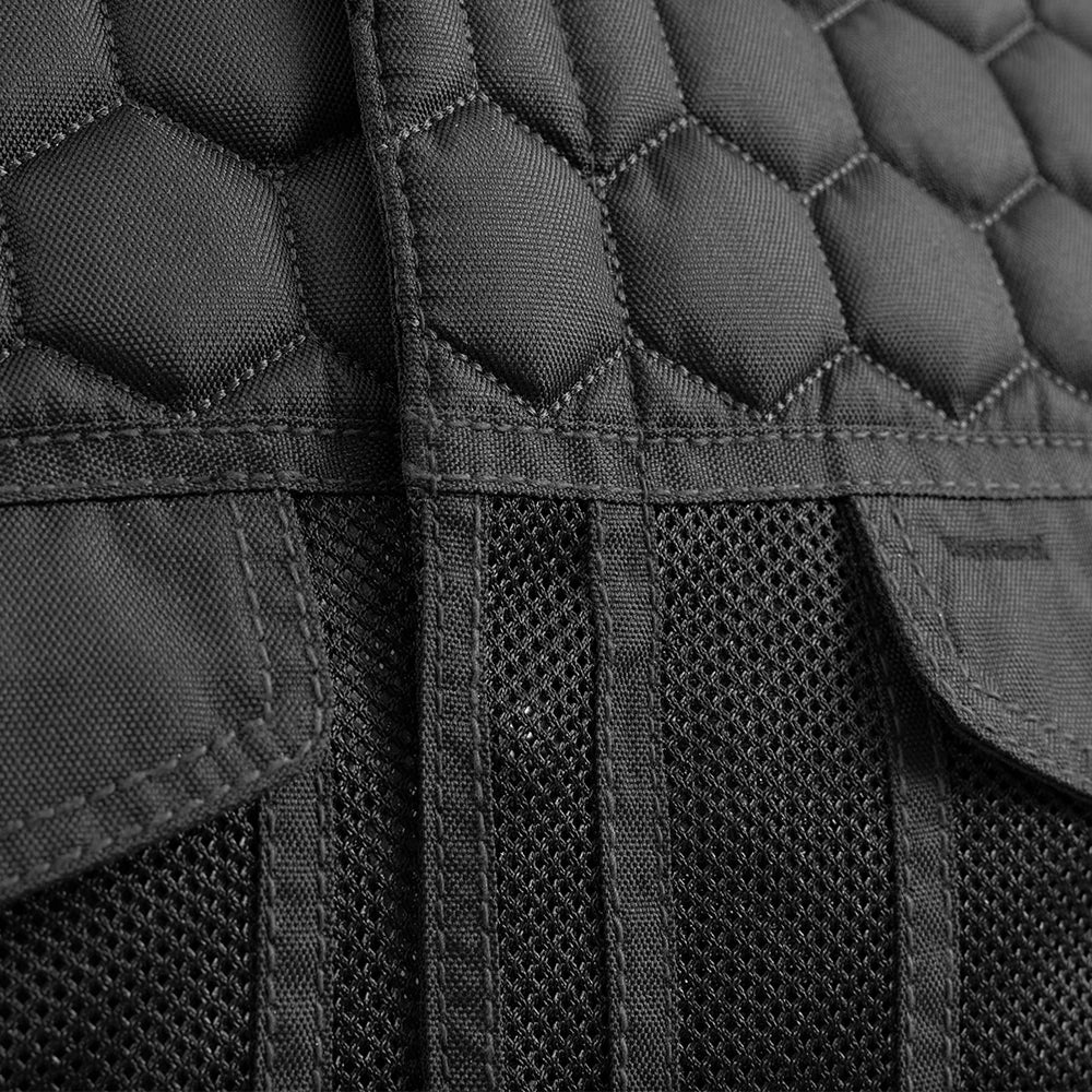 Hornet Moto Mesh Men's Club Style Vest Men's Leather Vest First Manufacturing Company   