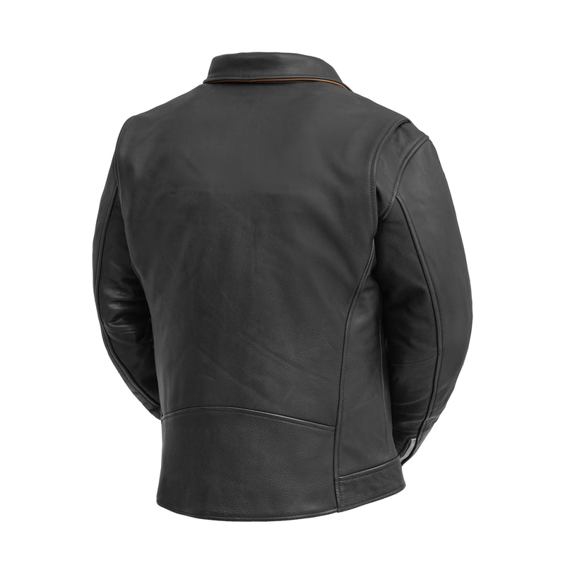 Arnold Men's Motorcycle Leather Jacket Men's Leather Jacket First Manufacturing Company   