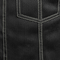 Downside Moto Mesh Men's Motorcycle Vest Men's Leather Vest First Manufacturing Company   