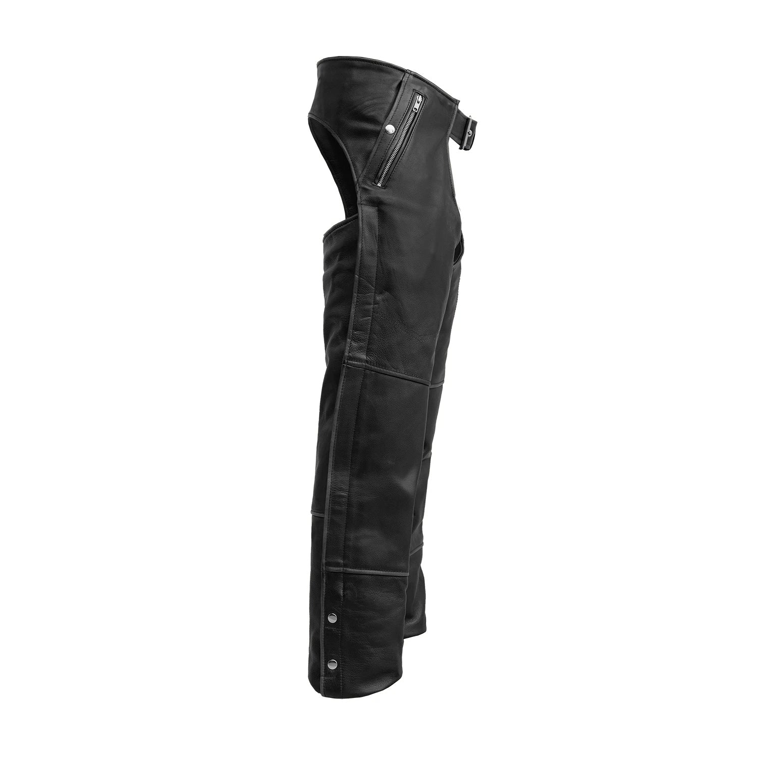 Patriot - Unisex Motorcycle Leather Chaps (Revised)