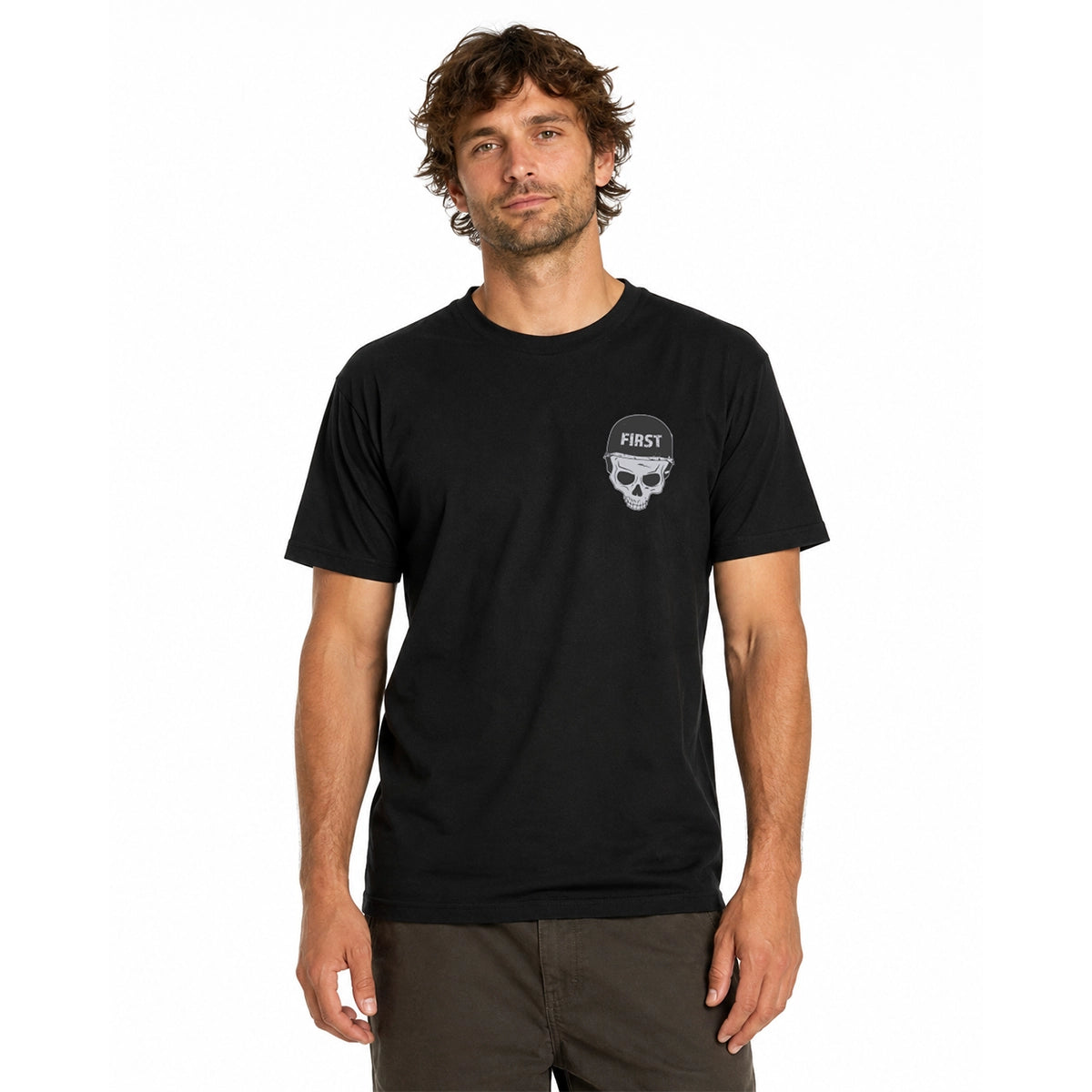 Men's Silhouette Motorcycle T-Shirt Men's T-Shirt First Manufacturing Company