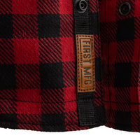 Canvas Moto Flannel Men's Shirt First Manufacturing Company   