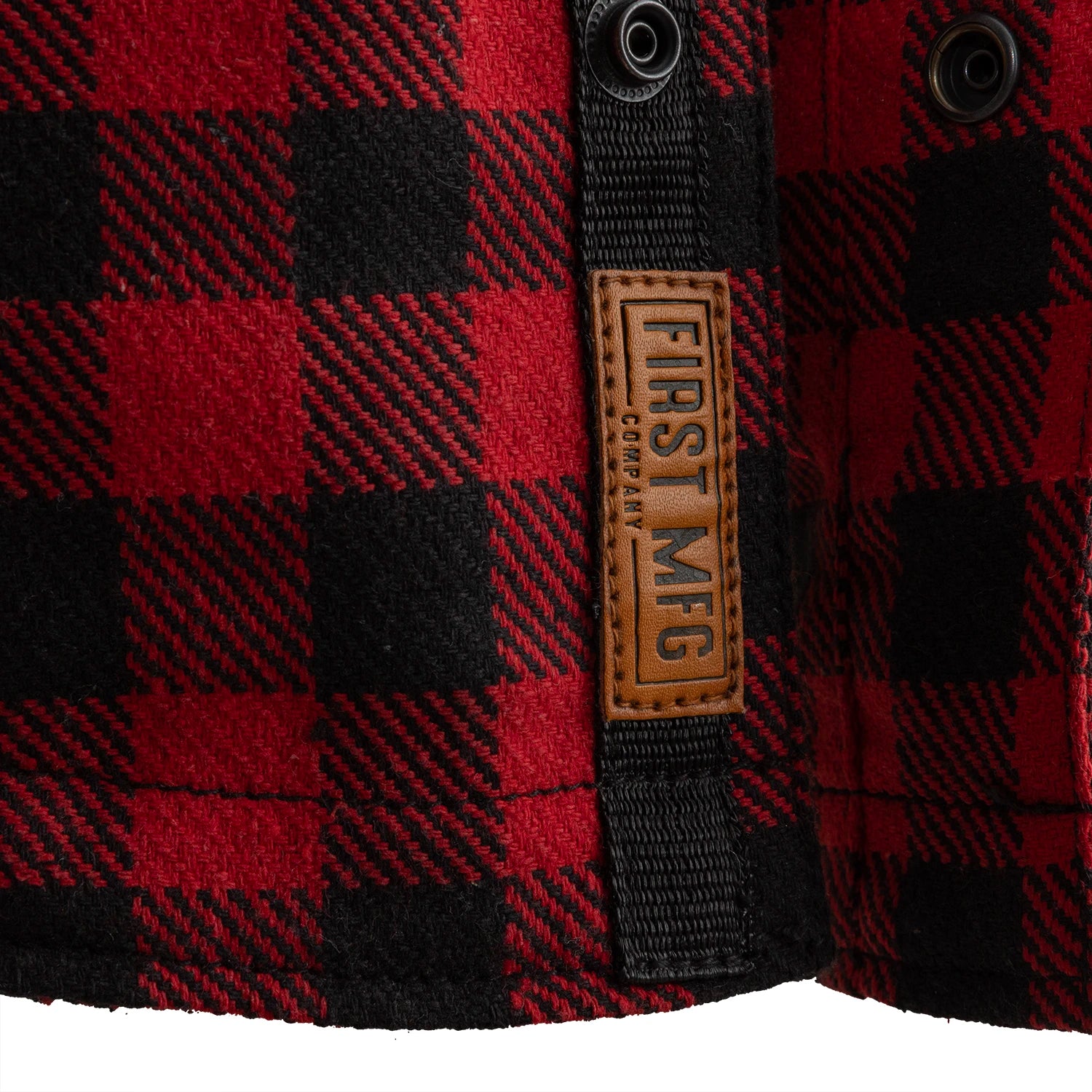 Canvas Moto Flannel Men's Shirt First Manufacturing Company