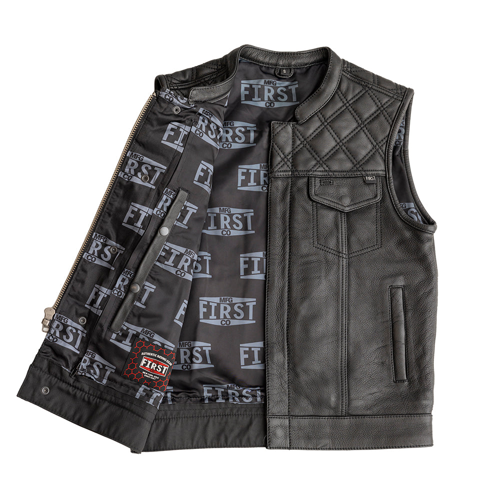 FMCo Men's Signature Leather Vest Men's Leather Vest First Manufacturing Company   