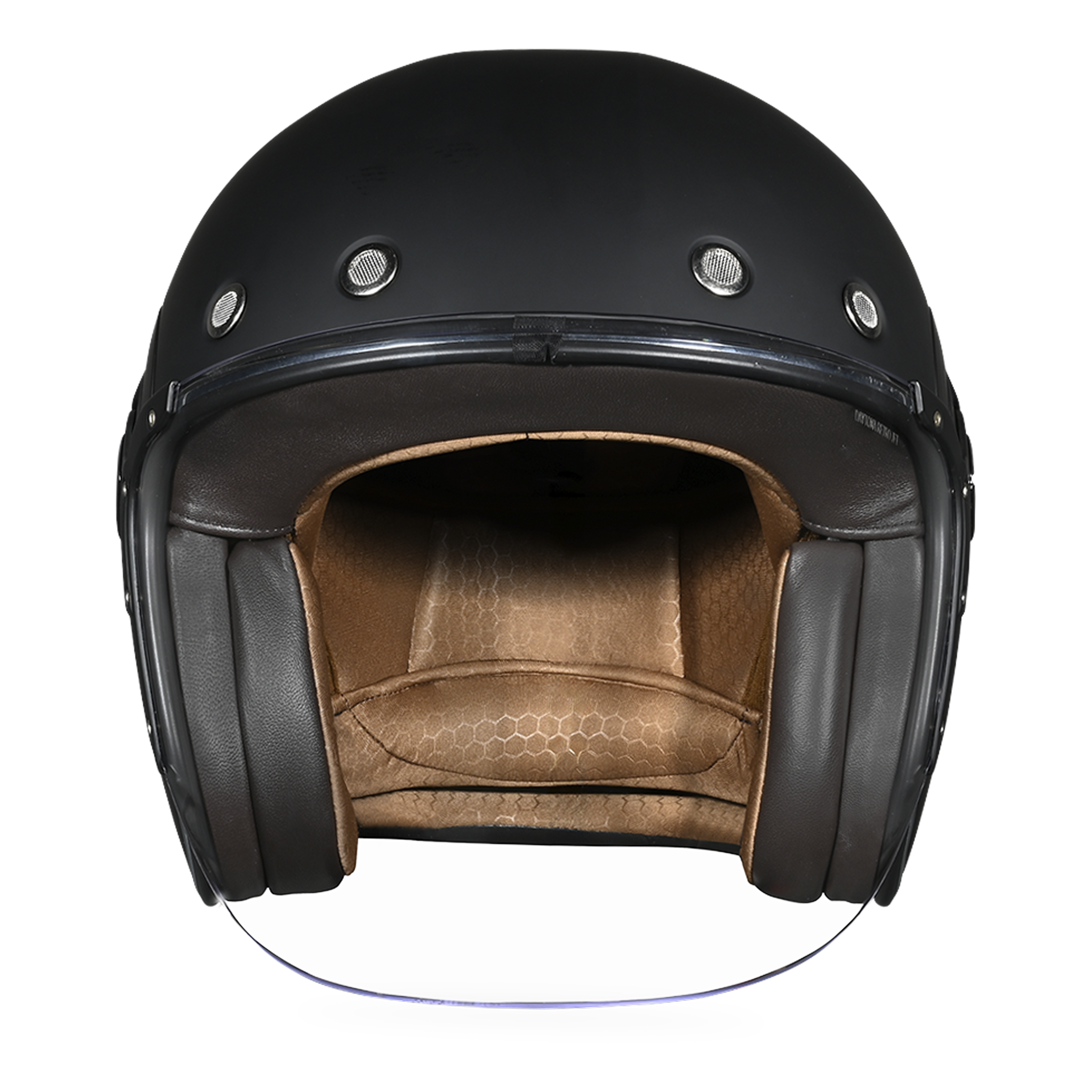 D.O.T. & ECE Daytona Retro Jet- Dull Black JET Daytona Helmets