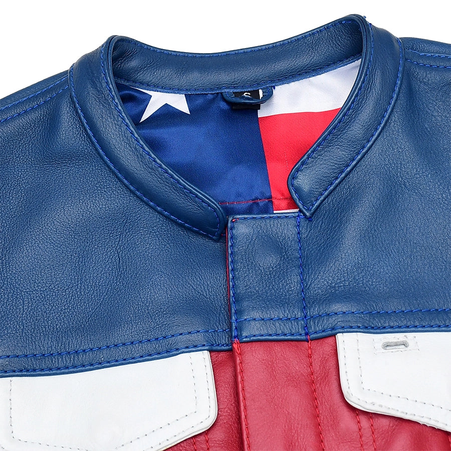 Freedom Belle Women's Motorcycle Leather Vest Women's Leather Vest First Manufacturing Company