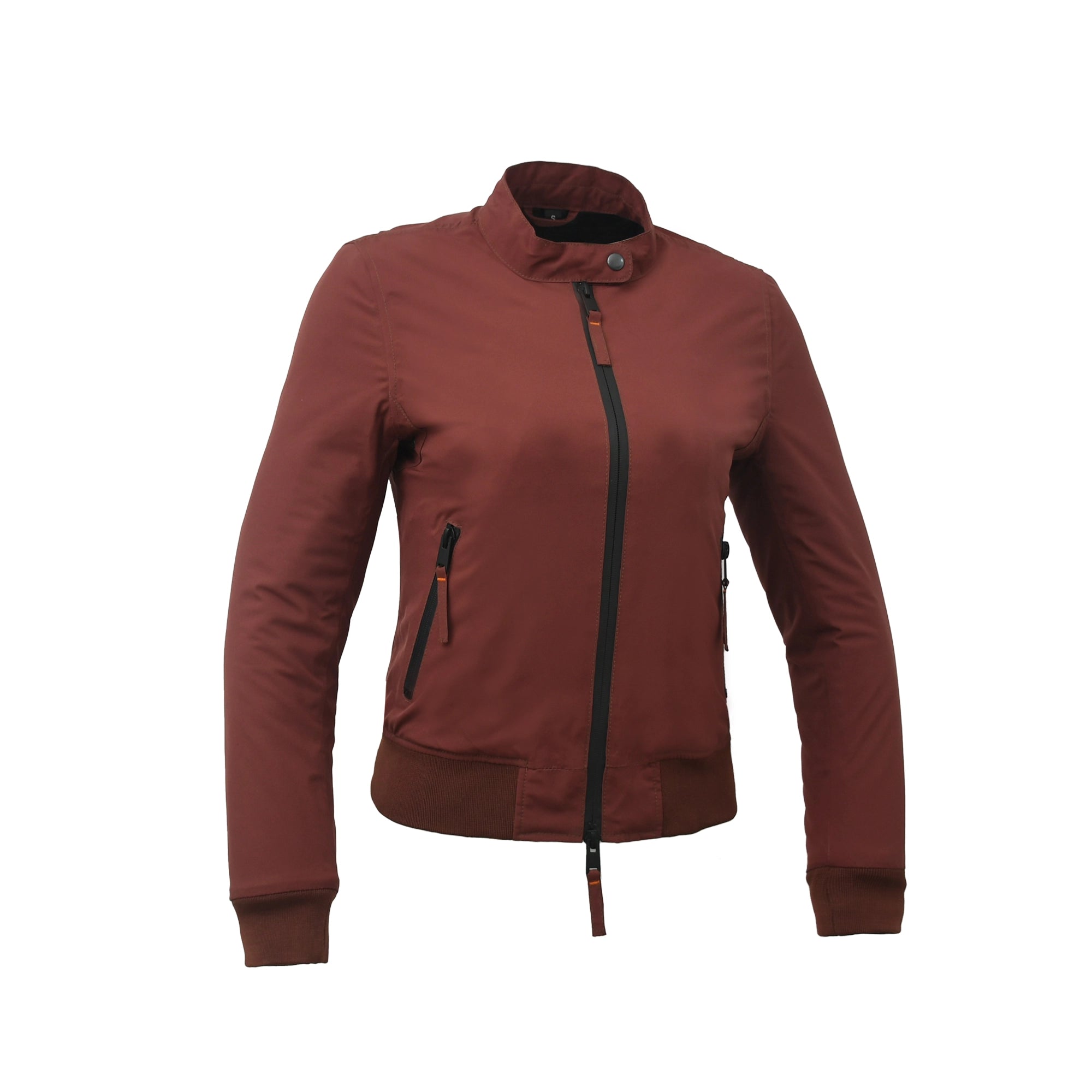 Merced Ladies Textile Moto Jacket Women's Textile Jacket First Manufacturing Company Bordo XS