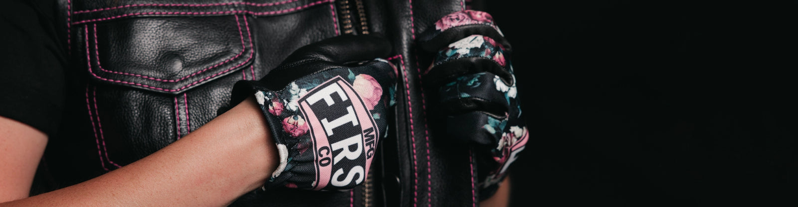 Women's Motorcycle Leather Gloves