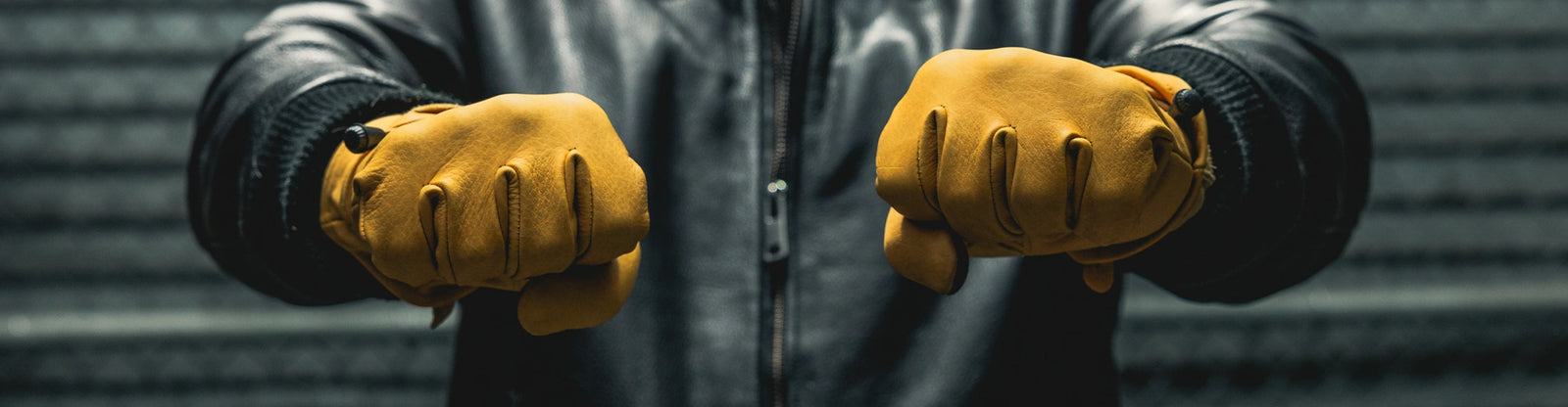 Men’s Motorcycle Leather Gloves