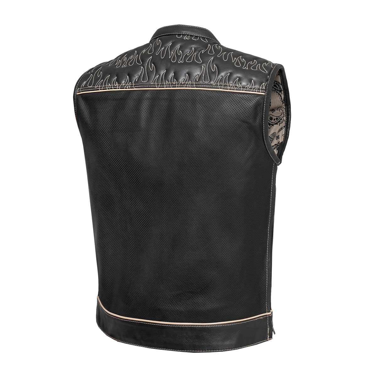 Inferno Rogue Men's Leather Vest (Limited Edition) Men's Leather Vest Vests