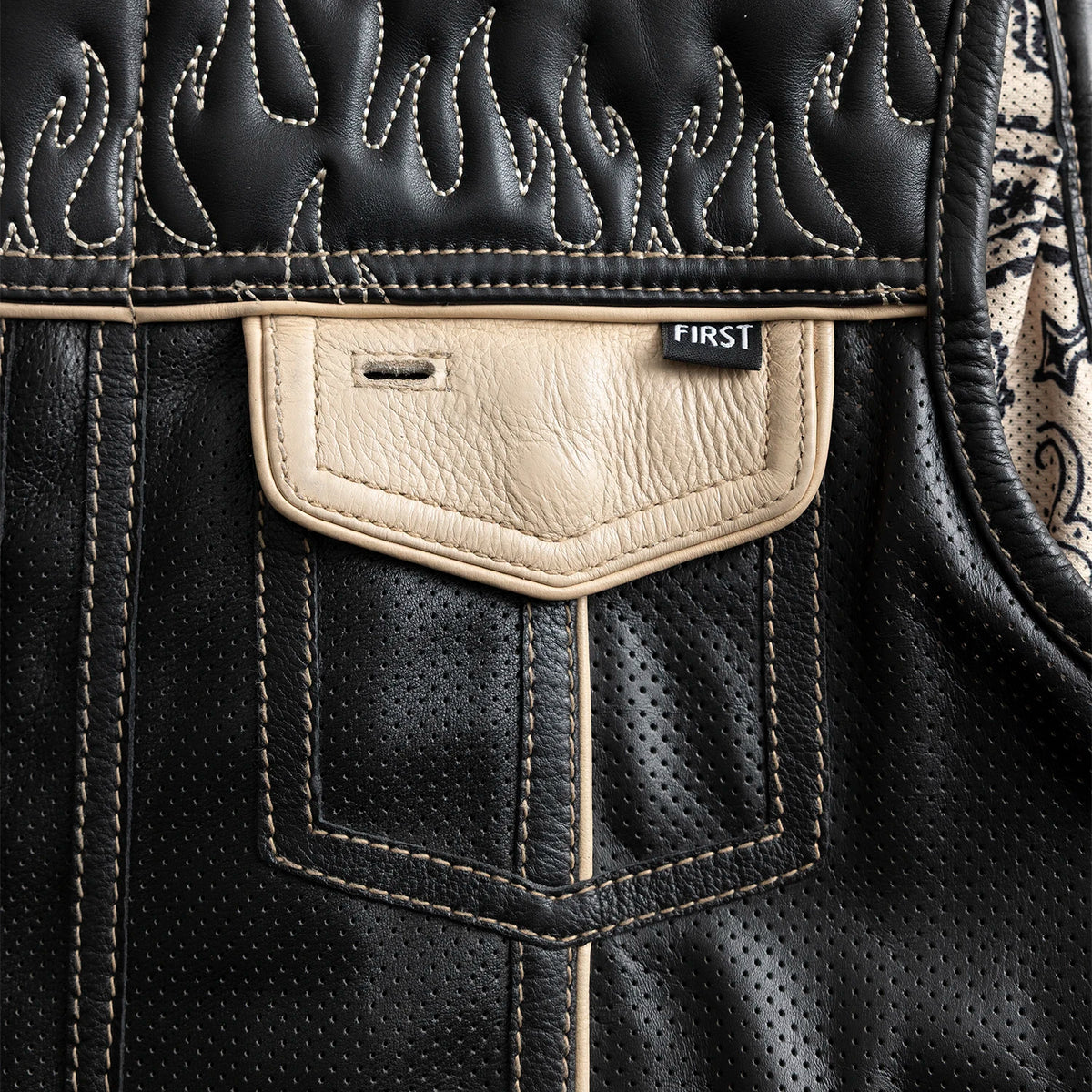 Inferno Rogue Men's Leather Vest (Limited Edition) Men's Leather Vest Vests