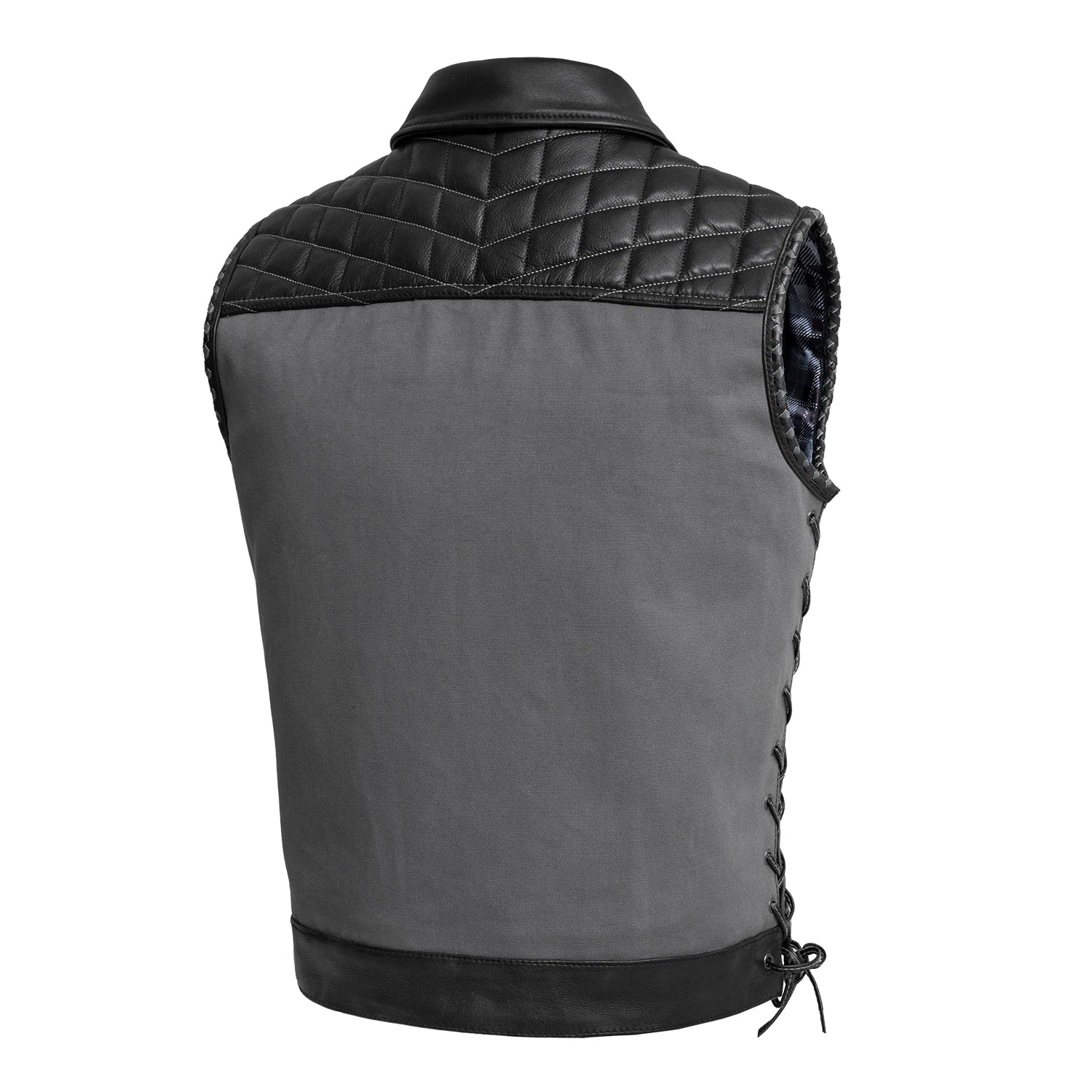 Iron Nomad Men's Leather Vest (Limited Edition) Men's Leather Vest First Manufacturing Company