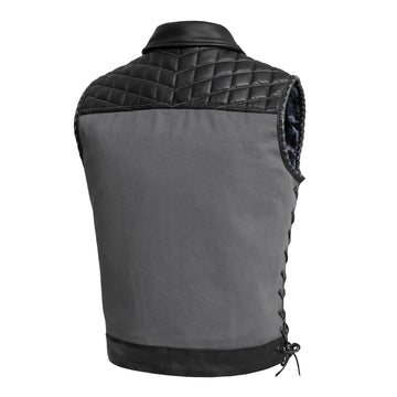 00s japanese label leather jilet vest ジレ 00s japanese label leather jilet vest ジレ Amazon.com