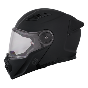 D.O.T. & ECE Daytona C6- Dull Black D.O.T. & ECE Daytona C6- Dull Black