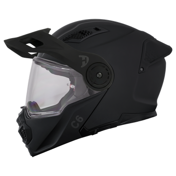 ece motorcycle helmet D.O.T. & ECE Daytona C6- Dull Black
